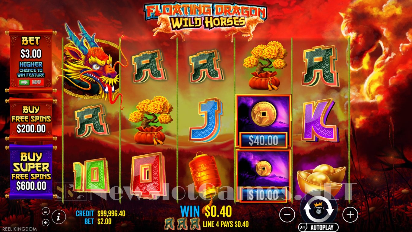 Floating Dragon Wild Horses Slot Slot Image in Demo - pic. 2