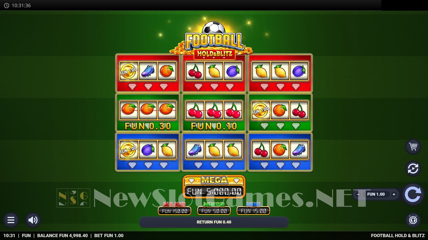 Football Hold & Blitz Slot Demo Image
