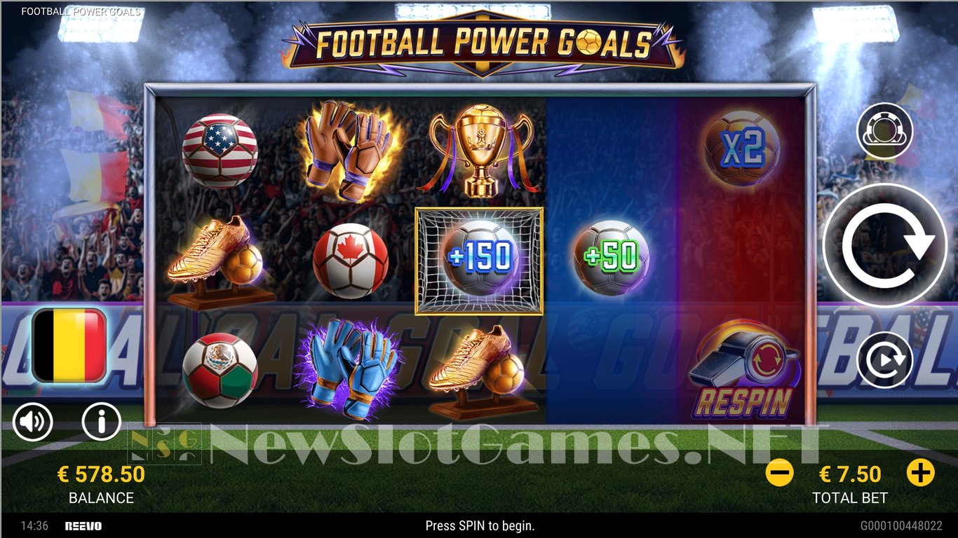 Football Power Goals Slot Demo Image
