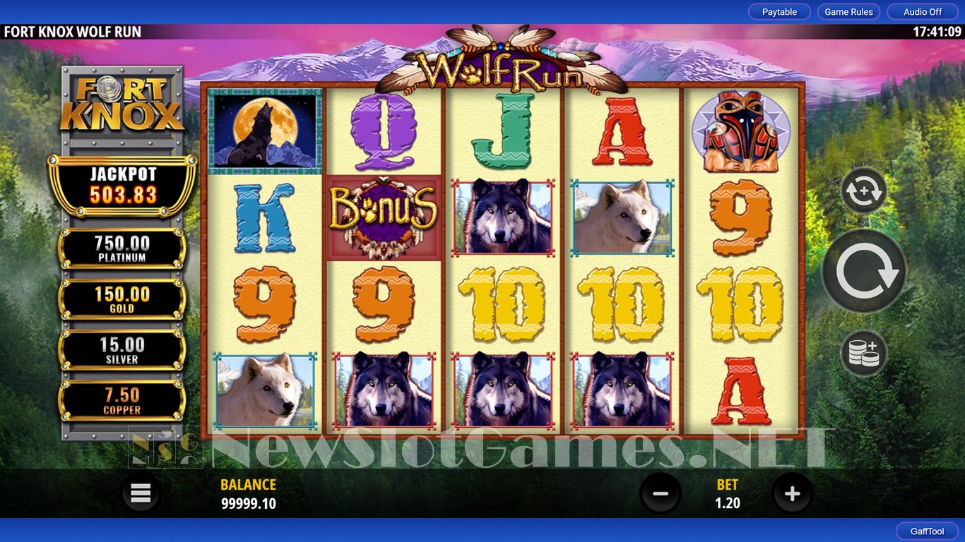 Fort Knox Wolf Run Slot Demo Image