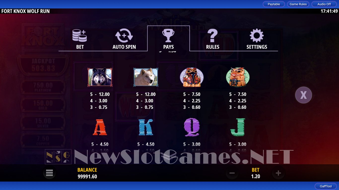 Fort Knox Wolf Run Slot Slot Image in Demo - pic. 4