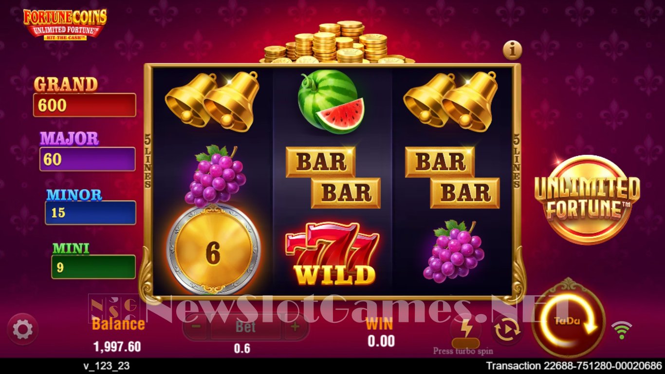 Fortune Coins Unlimited Fortune Slot Slot Image in Demo - pic. 3