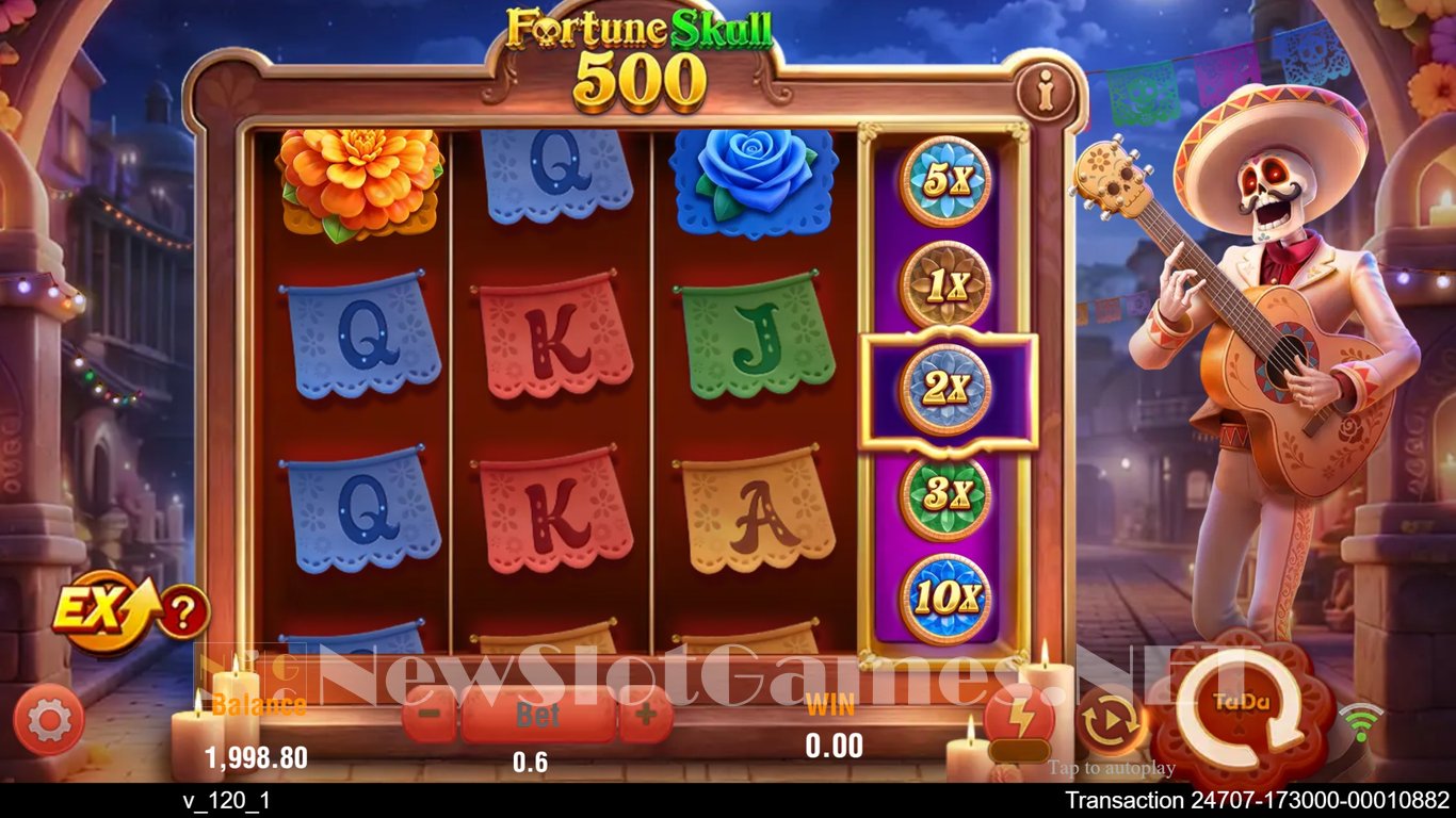 Fortune Skull 500 Slot Demo Image