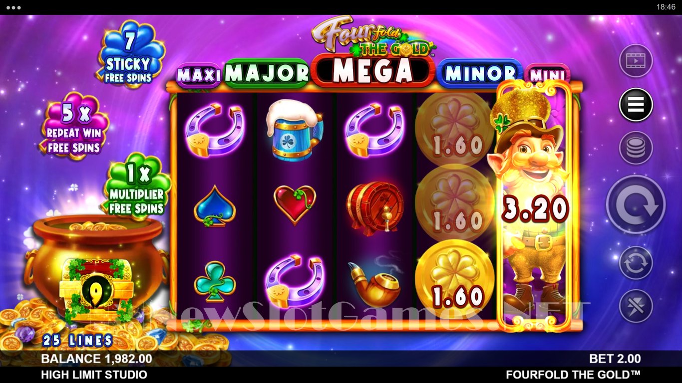 Fourfold the Gold Slot Demo Image