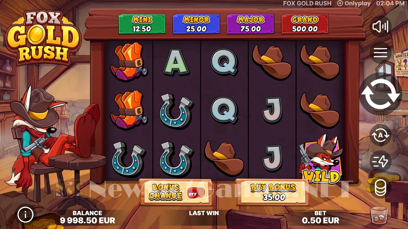 Fox Gold Rush Slot Demo Image