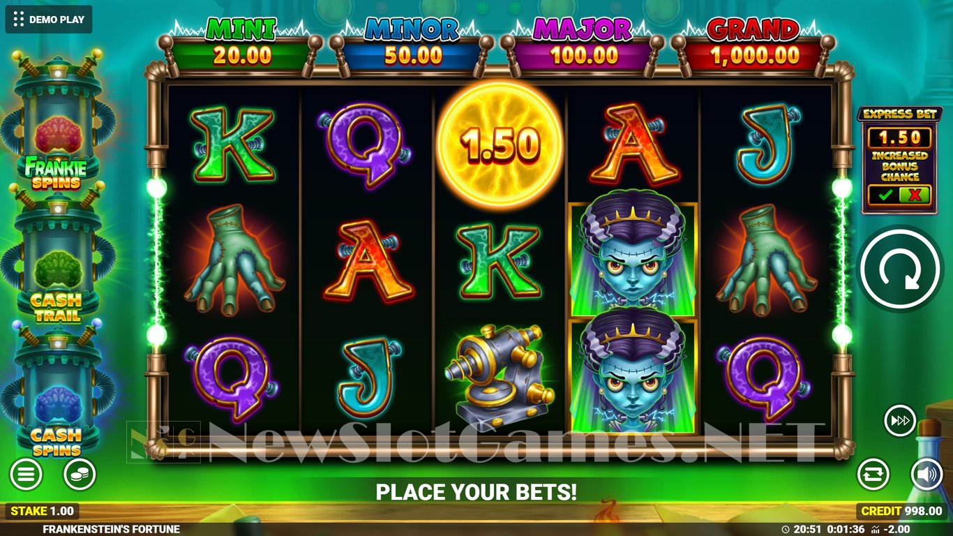Frankensteins Fortune Slot Slot Image in Demo - pic. 2
