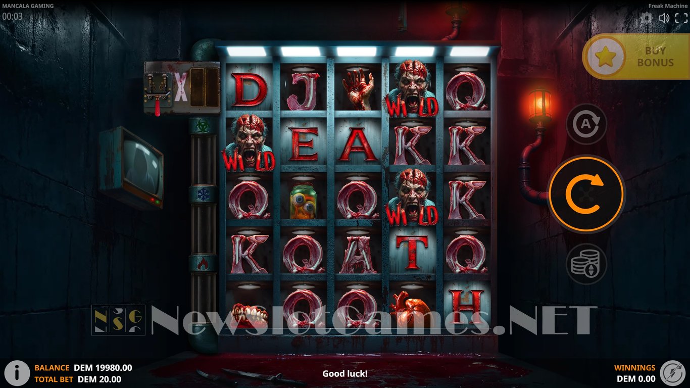 Freak Machine Slot Demo Image