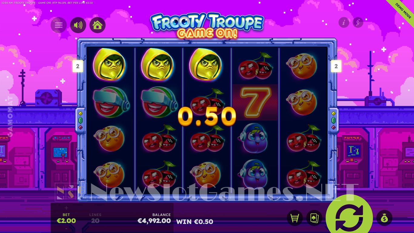 Frooty Troupe Game On! Slot Slot Image in Demo - pic. 3