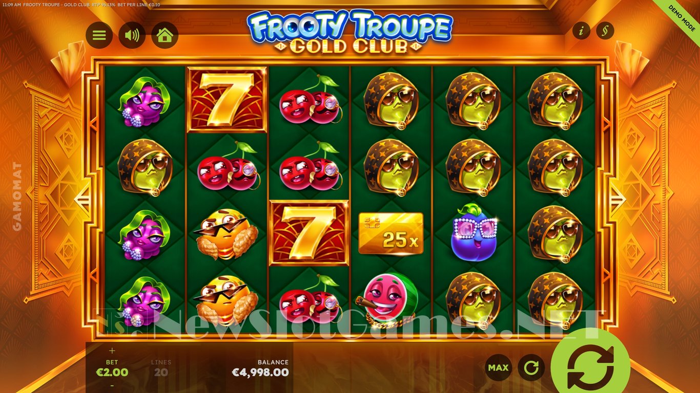 Frooty Troupe Gold Club Slot Demo Image