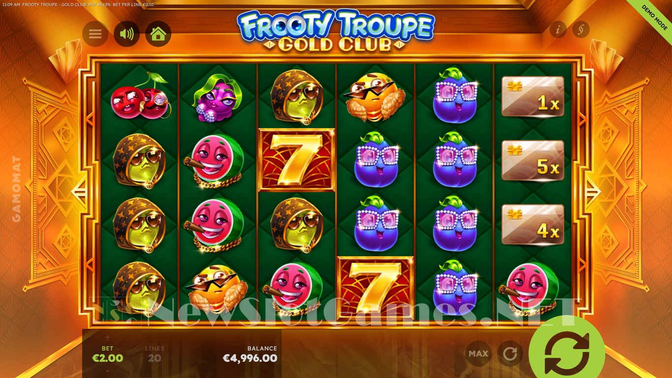 Frooty Troupe Gold Club Slot Slot Image in Demo - pic. 2