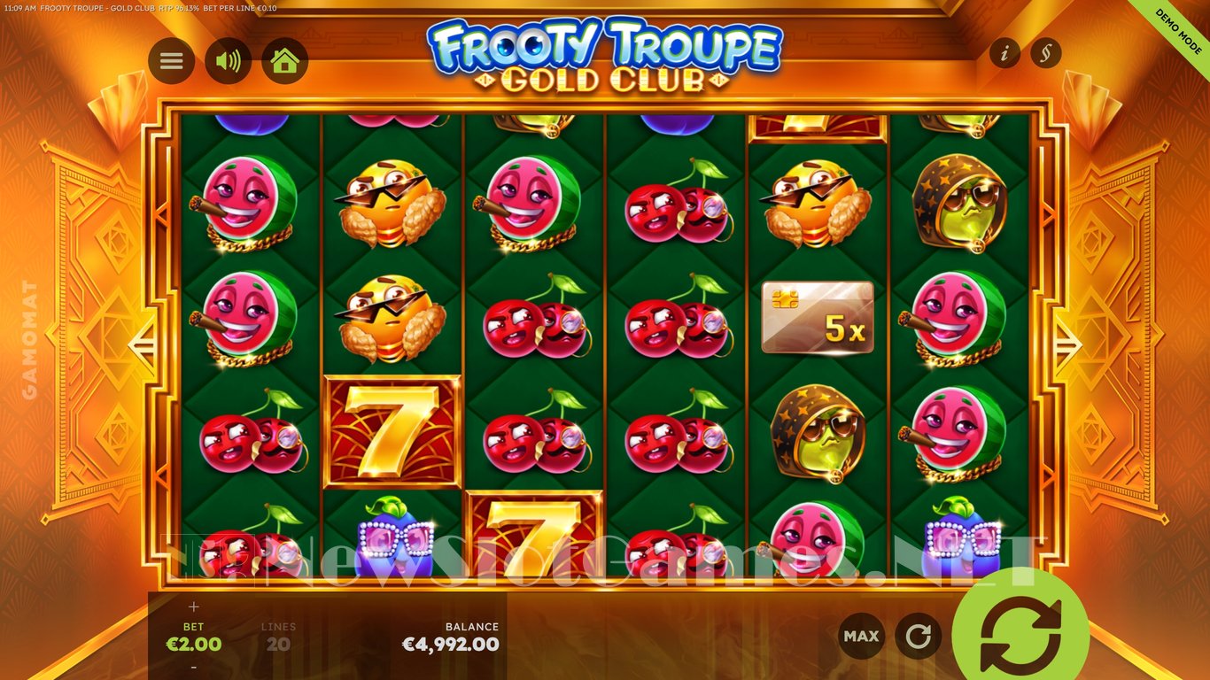 Frooty Troupe Gold Club Slot Slot Image in Demo - pic. 3