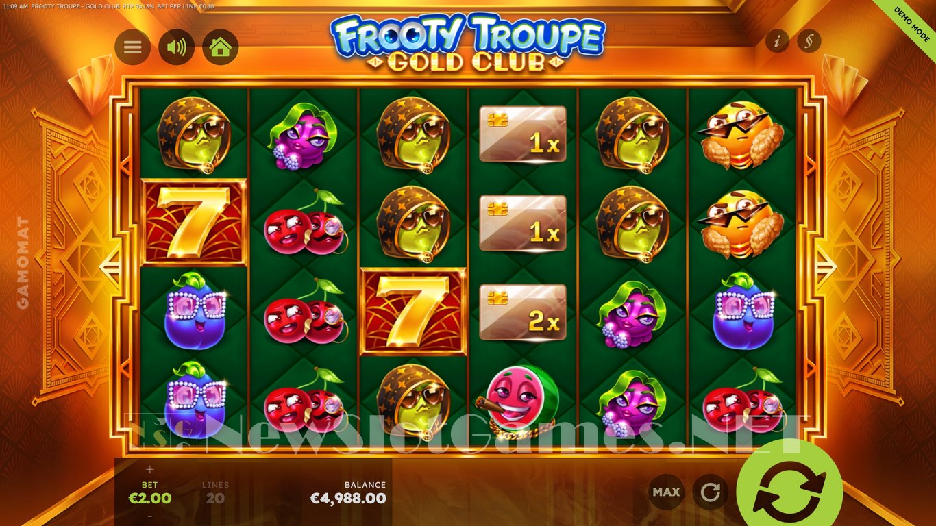 Frooty Troupe Gold Club Slot Slot Image in Demo - pic. 4