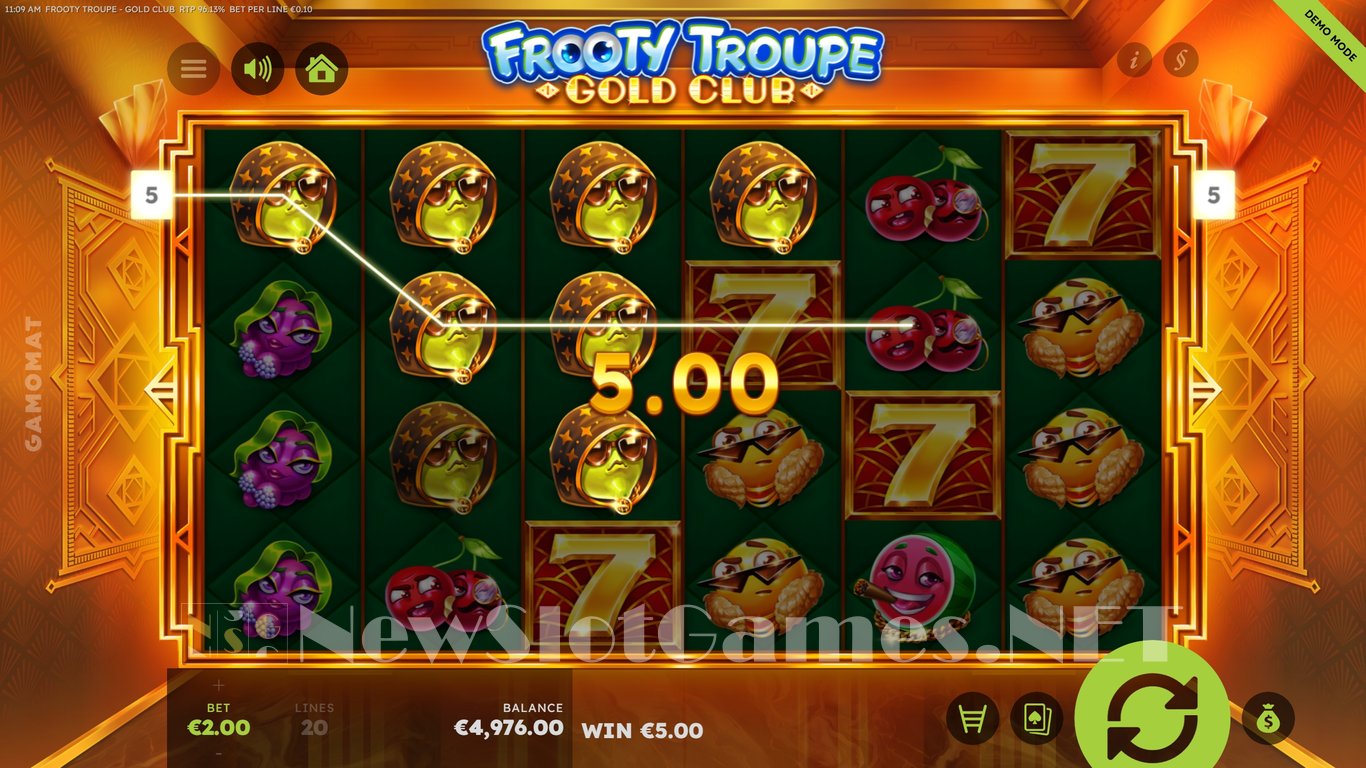 Frooty Troupe Gold Club Slot Slot Image in Demo - pic. 5