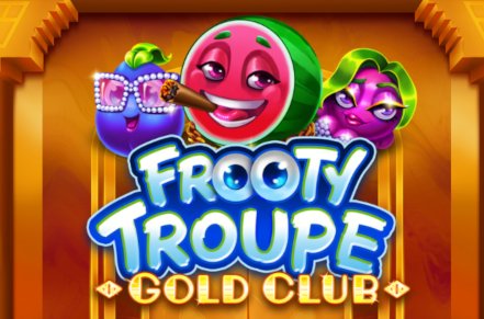 Frooty Troupe Gold Club Slot Logo