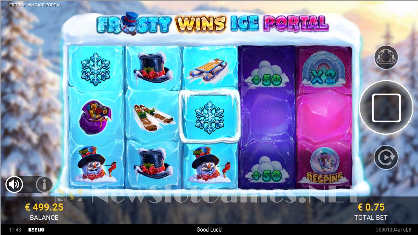 Frosty Wins Ice Portal Slot Demo Image