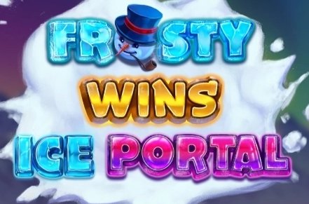 Frosty Wins Ice Portal Slot Logo