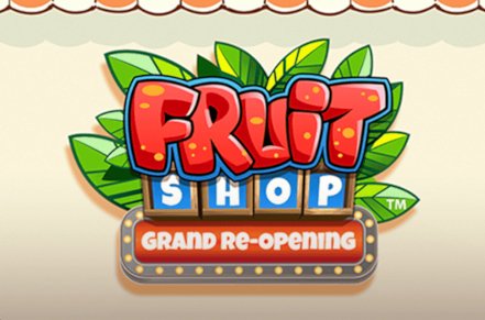 Fruit Shop Grand Re-Opening Slot Logo