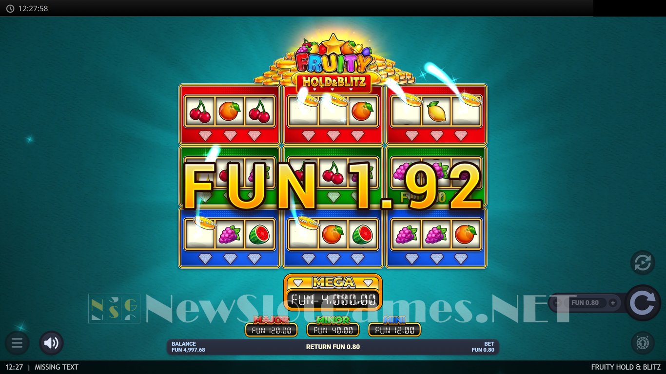 Fruity Hold & Blitz Slot Slot Image in Demo - pic. 4