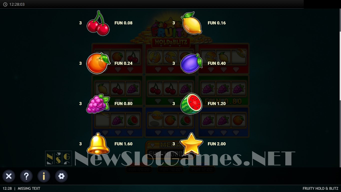 Fruity Hold & Blitz Slot Slot Image in Demo - pic. 5