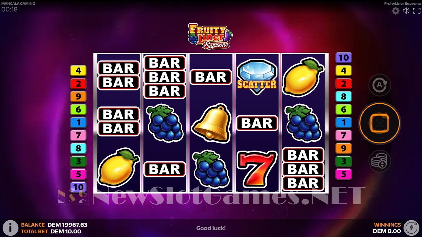 FruityLiner Supreme Slot Slot Image in Demo - pic. 3