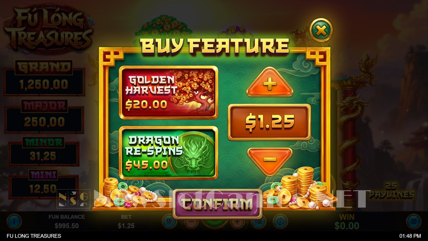 Fu Long Treasures Slot Slot Image in Demo - pic. 4