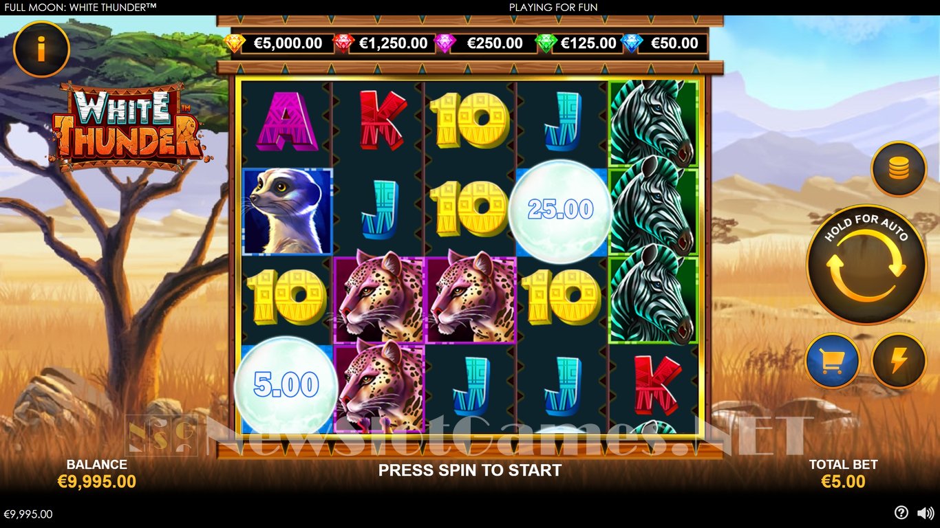 Full Moon White Thunder Slot Demo Image