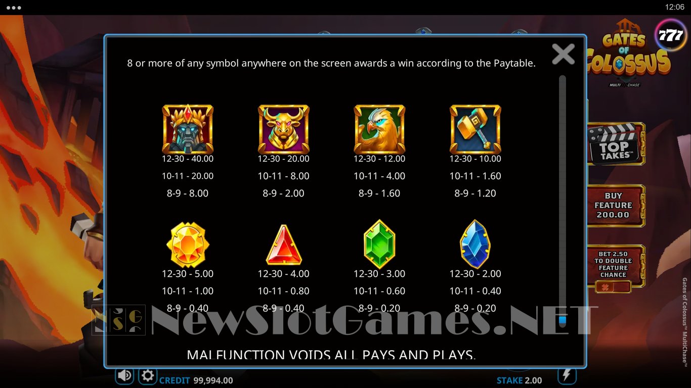 Gates of Colossus MultiChase Slot Slot Image in Demo - pic. 4
