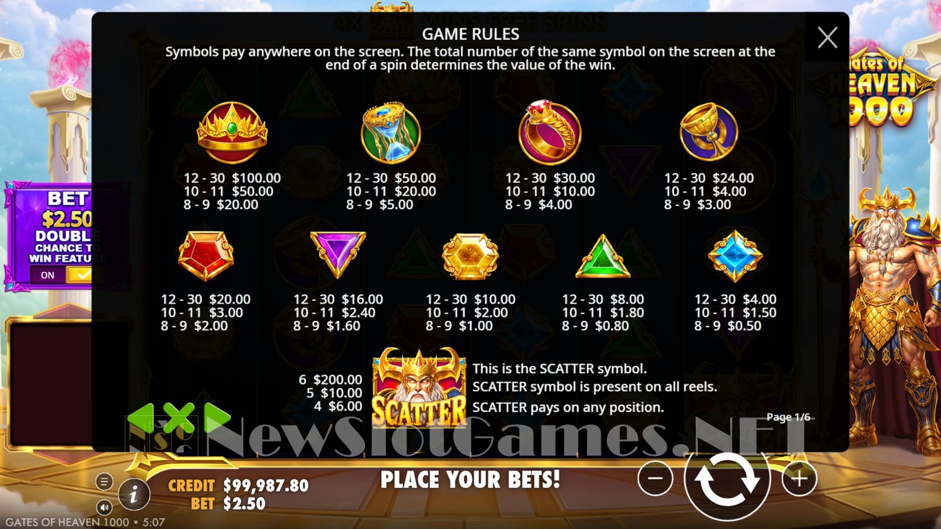 Gates of Heaven 1000 Slot Slot Image in Demo - pic. 4