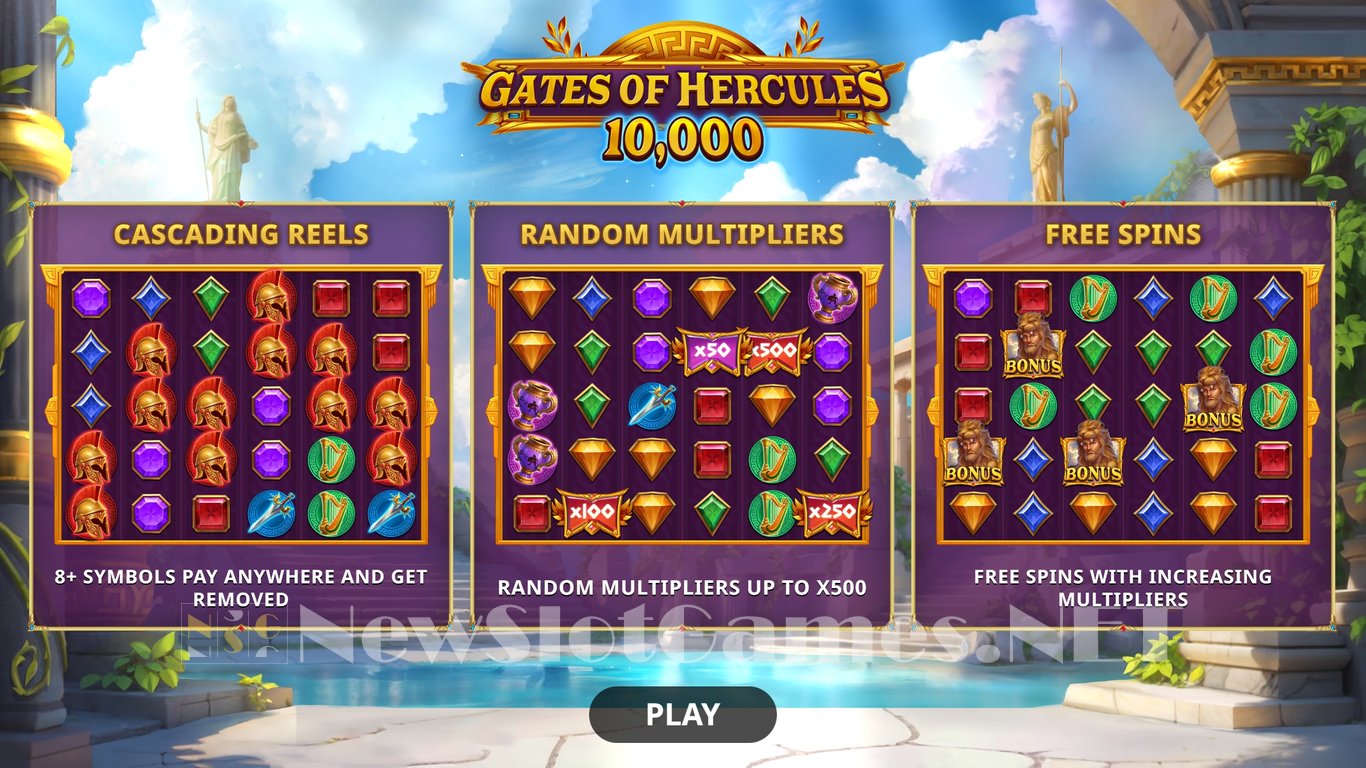 Gates of Hercules 10,000 Slot Demo Image