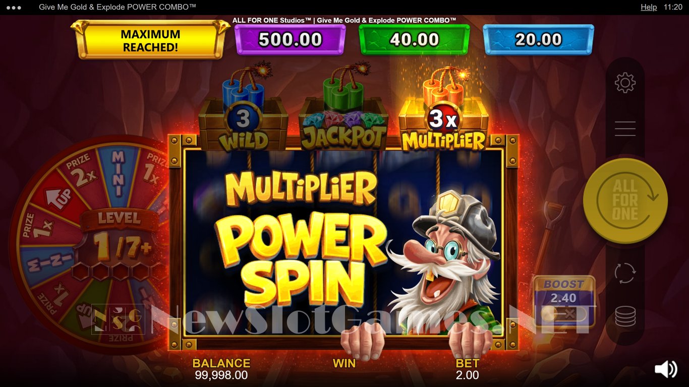 Give Me Gold & Explode Power Combo Slot Demo Image