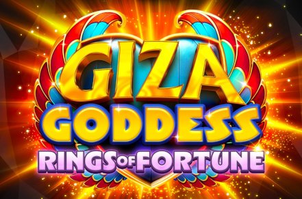 Giza Goddess Rings of Fortune Slot Logo