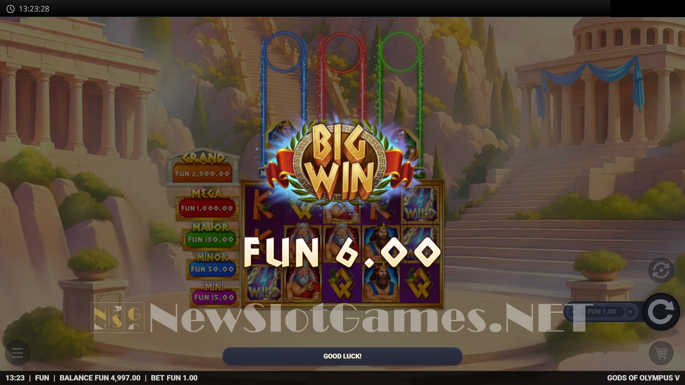 Gods of Olympus 5 Slot Slot Image in Demo - pic. 3
