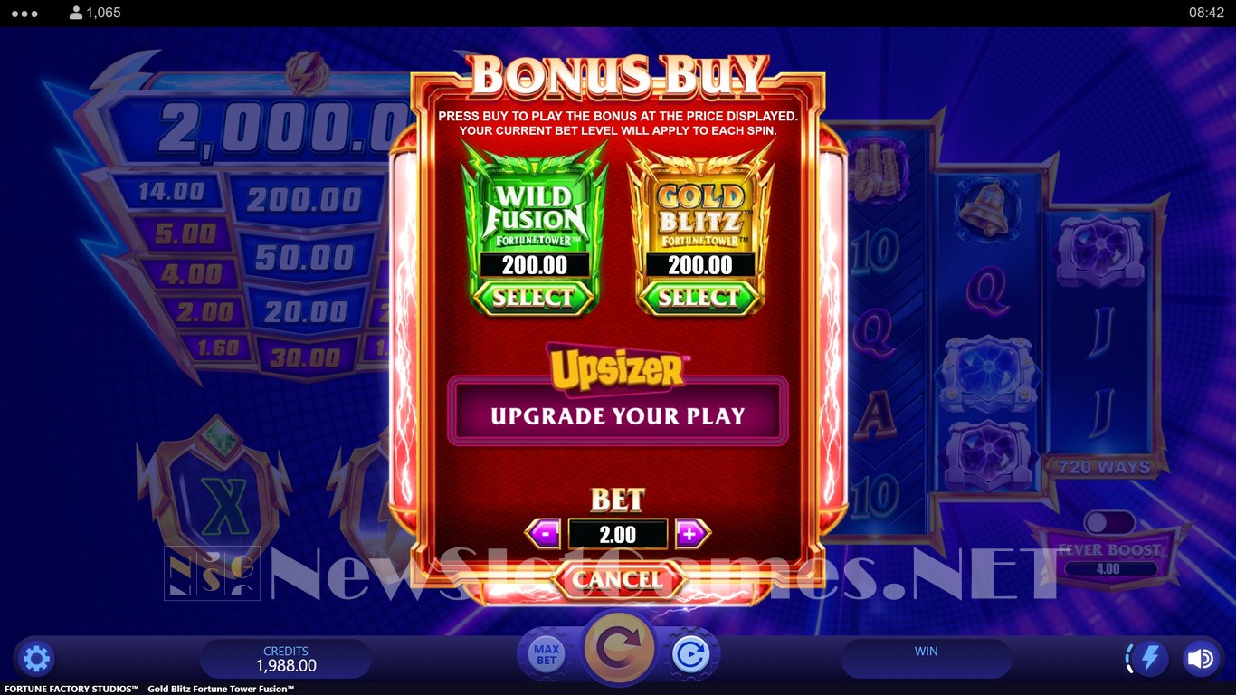 Gold Blitz Fortune Tower Fusion Slot Slot Image in Demo - pic. 4