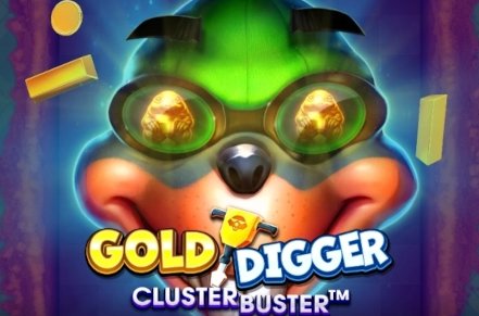 Gold Digger Clusterbuster Slot Logo