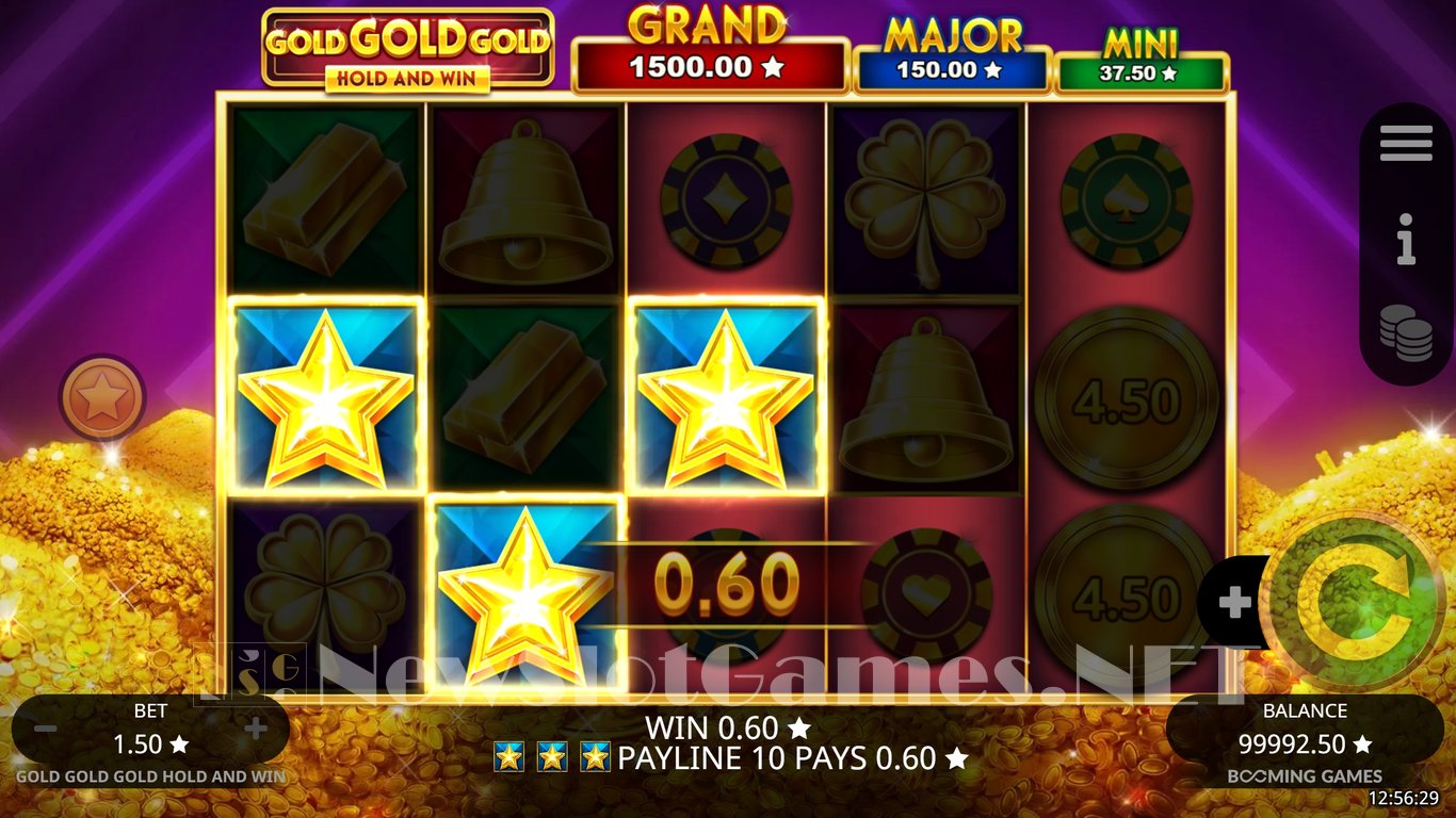 Gold Gold Gold Hold and Win Slot Slot Image in Demo - pic. 3