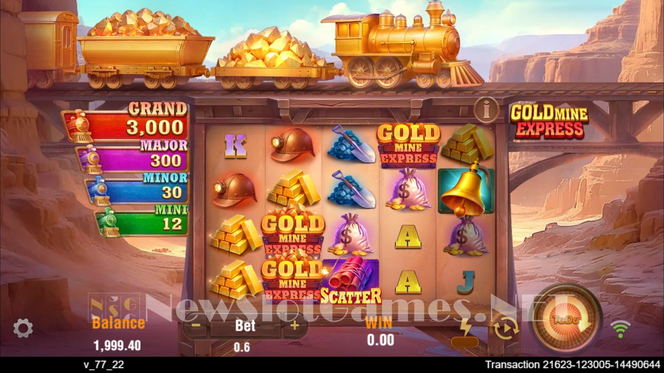 Gold Mine Express Slot Demo Image