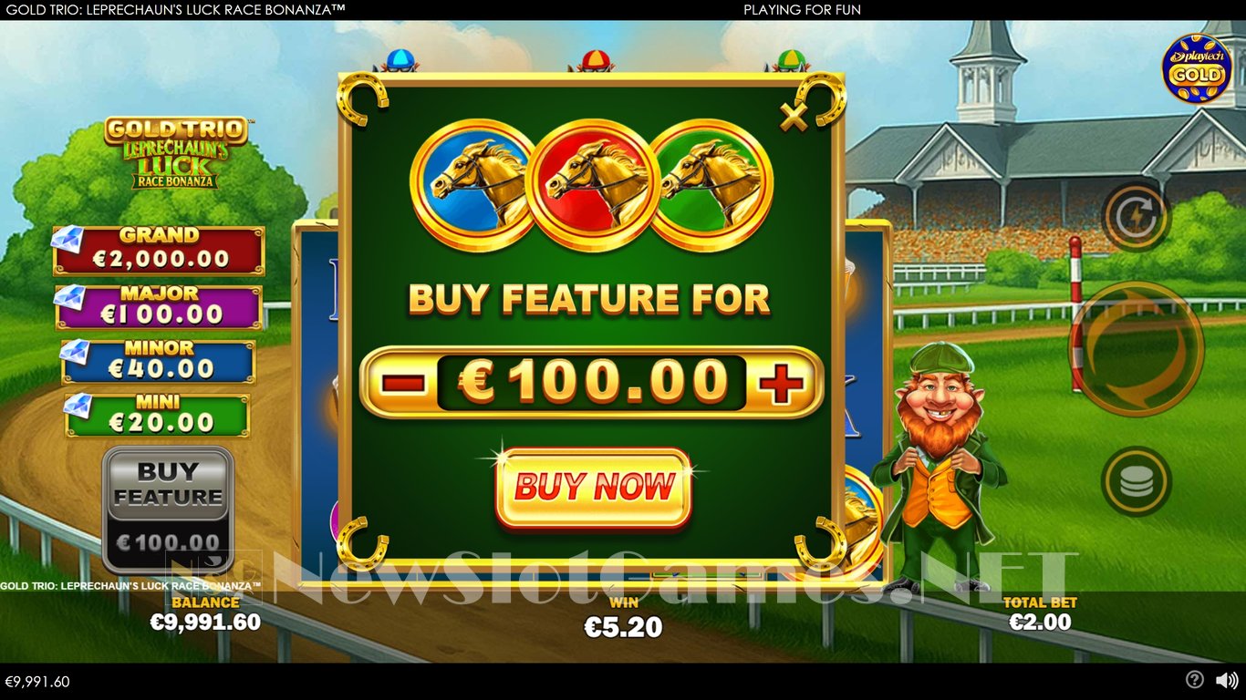 Gold Trio Leprechauns Luck Race Bonanza Slot Slot Image in Demo - pic. 6