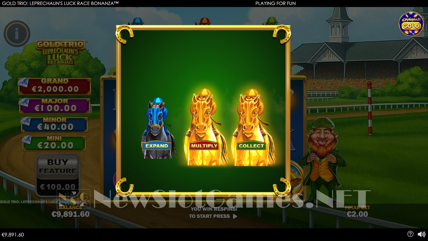 Gold Trio Leprechauns Luck Race Bonanza Slot Slot Image in Demo - pic. 7
