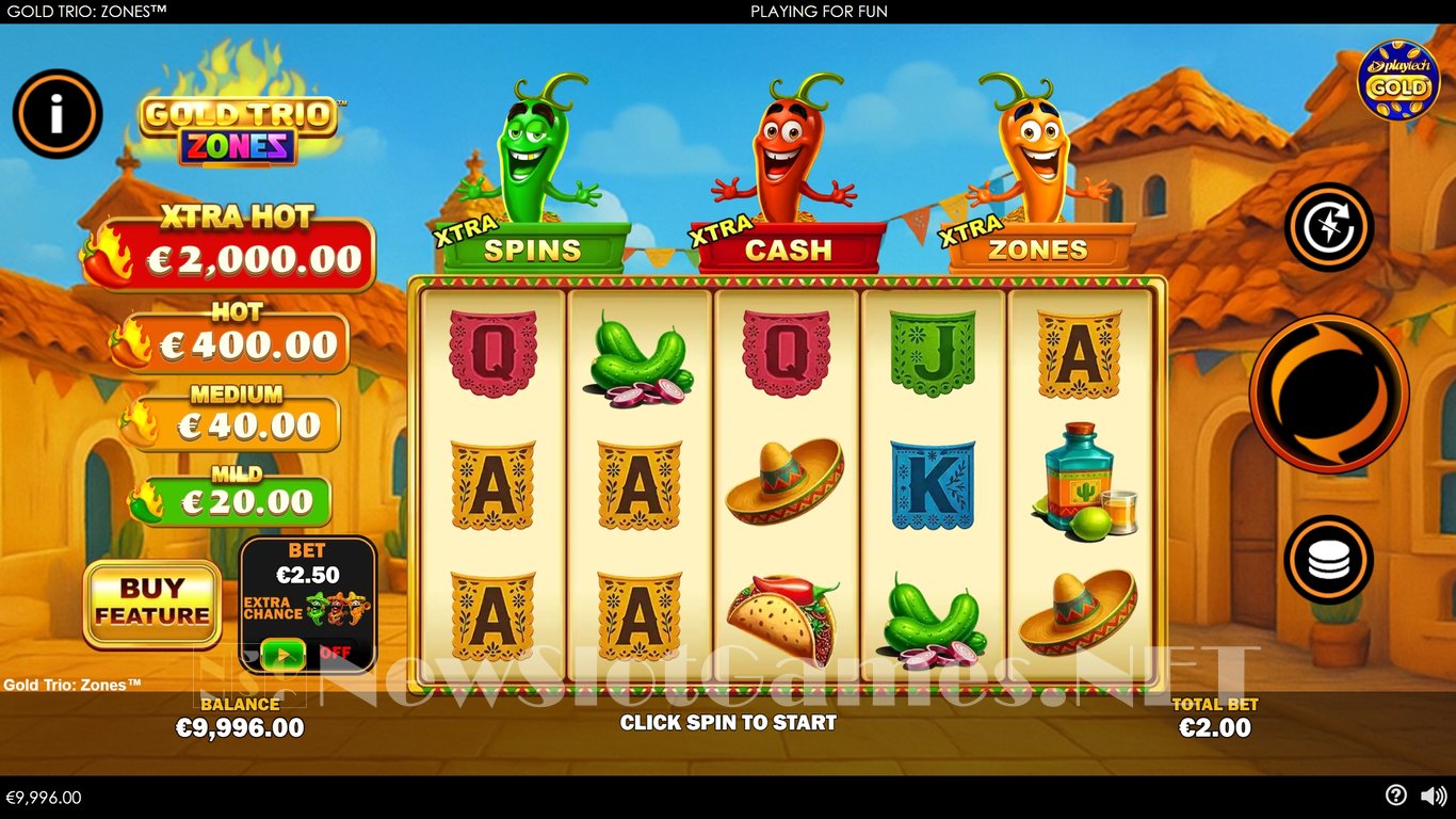Gold Trio Zones Slot Slot Image in Demo - pic. 2