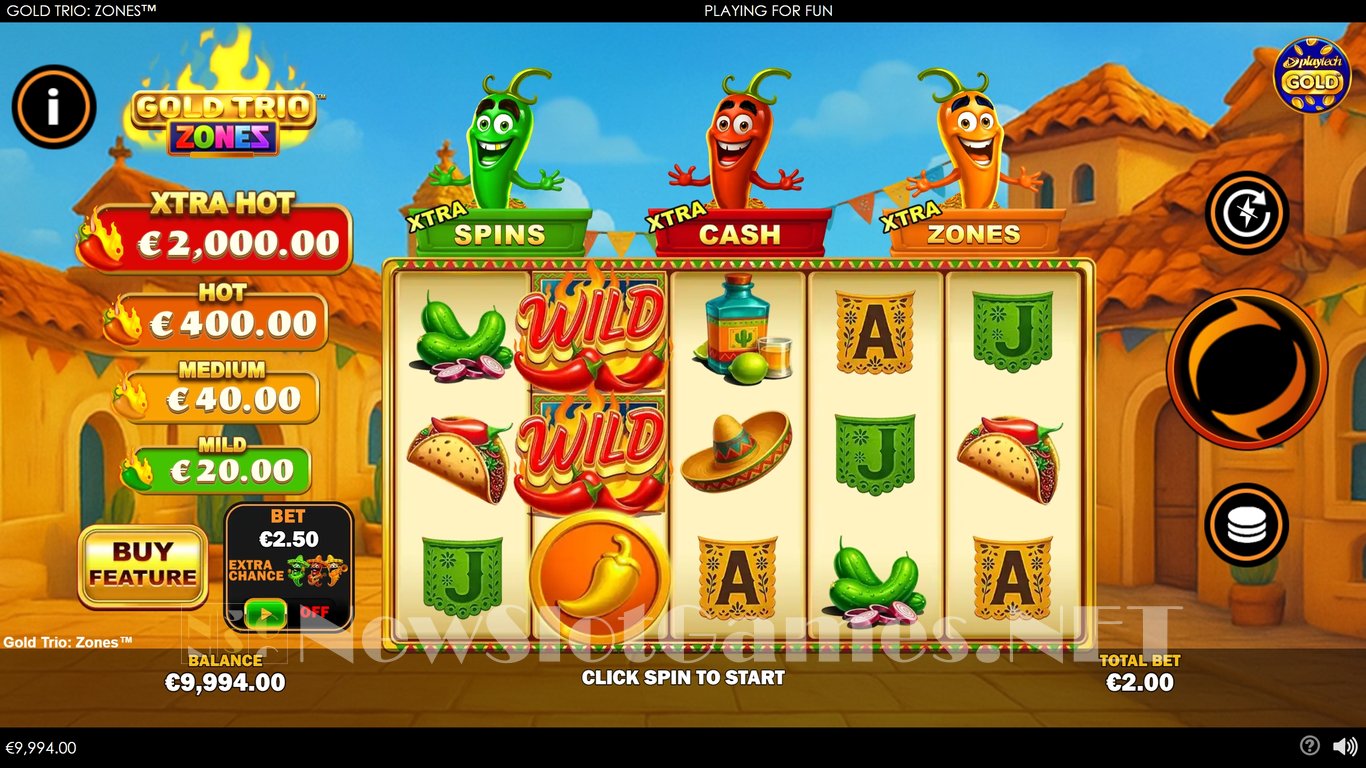 Gold Trio Zones Slot Slot Image in Demo - pic. 3