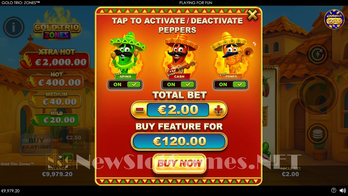 Gold Trio Zones Slot Slot Image in Demo - pic. 5