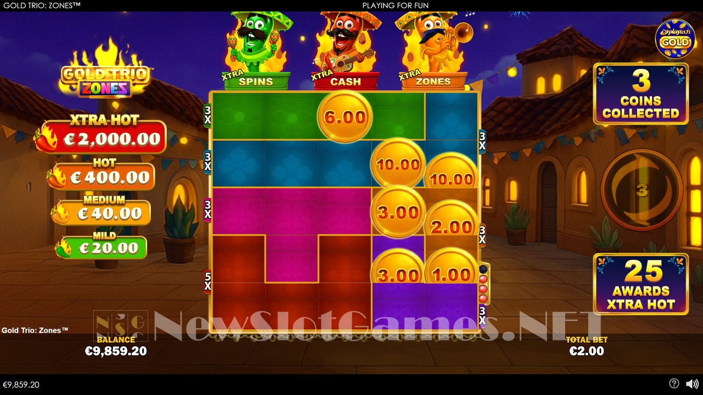 Gold Trio Zones Slot Slot Image in Demo - pic. 7