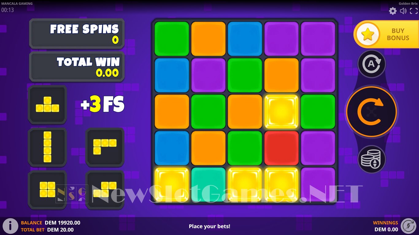 Golden Brix Slot Slot Image in Demo - pic. 2
