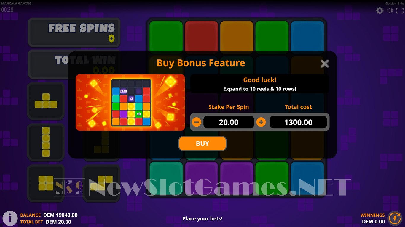 Golden Brix Slot Slot Image in Demo - pic. 3