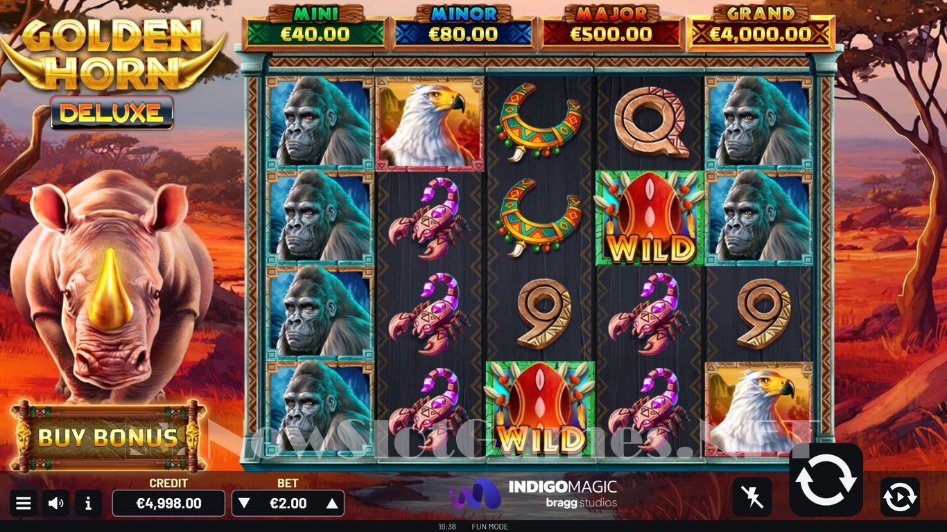 Golden Horn Deluxe Slot Demo Image
