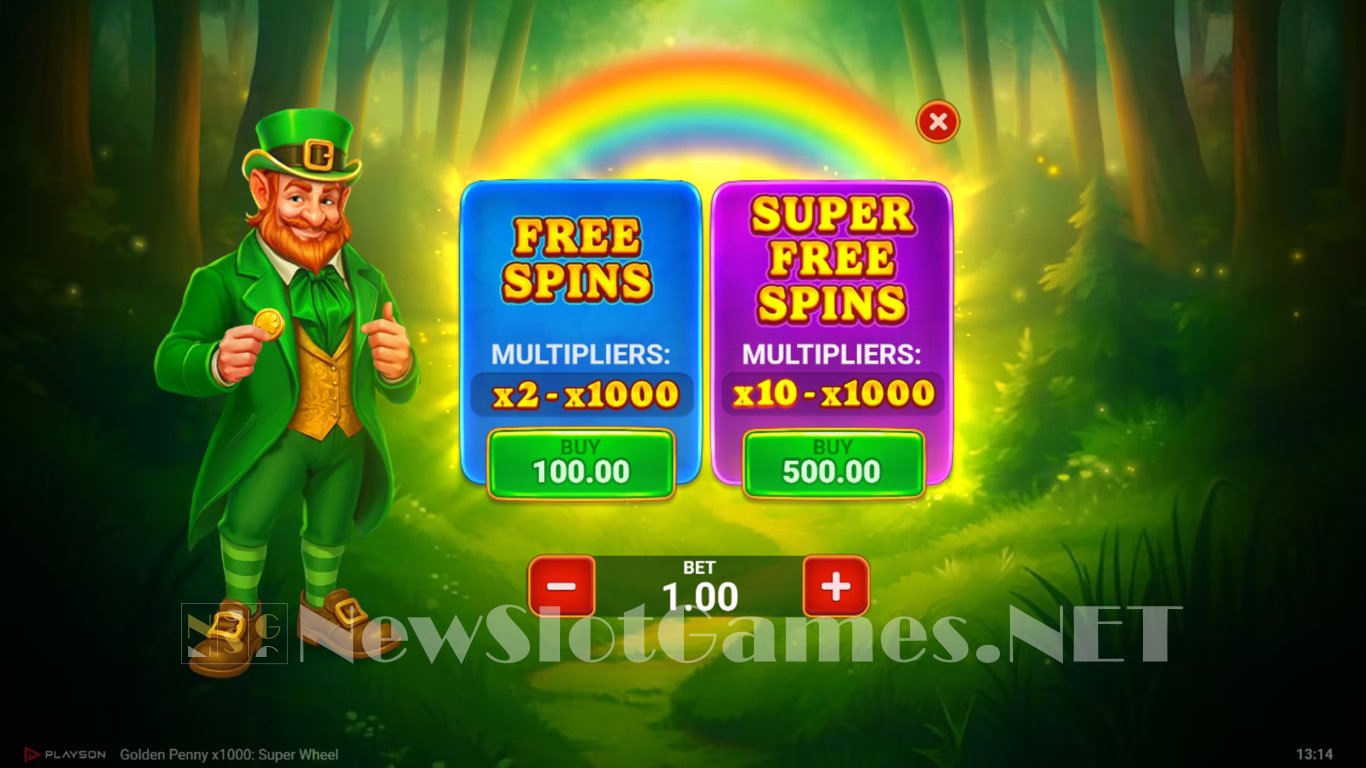 Golden Penny x1000 Super Wheel Slot Slot Image in Demo - pic. 4