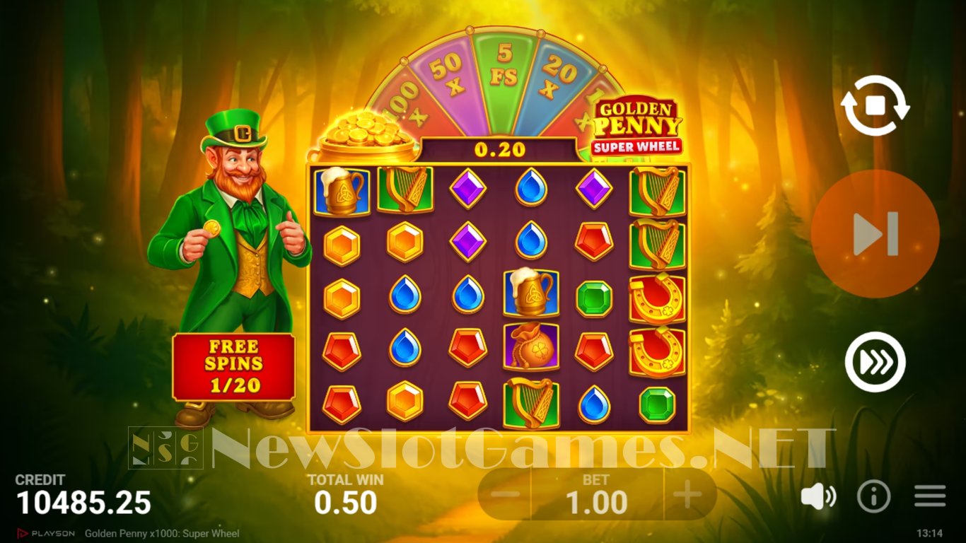 Golden Penny x1000 Super Wheel Slot Slot Image in Demo - pic. 7