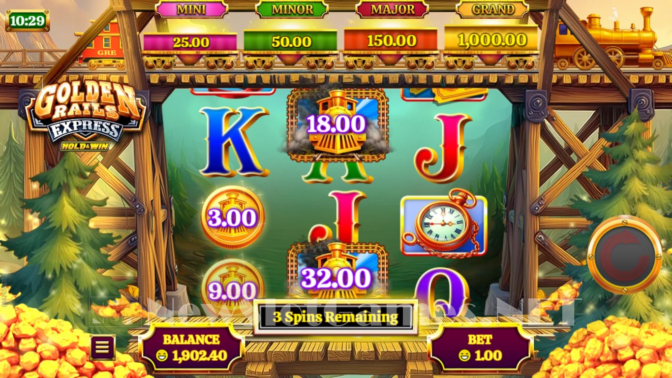 Golden Rails Express Slot Slot Image in Demo - pic. 2