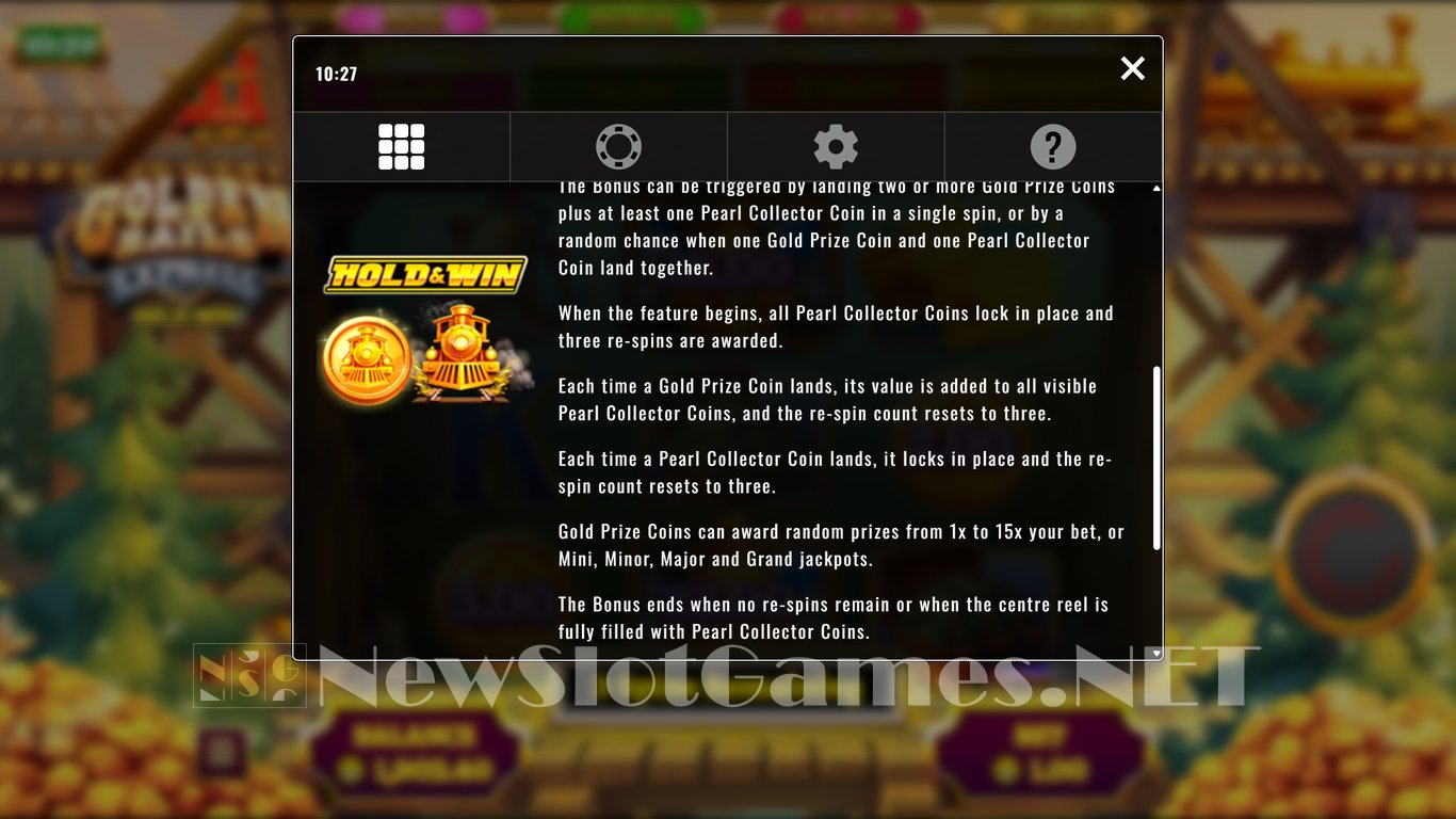 Golden Rails Express Slot Slot Image in Demo - pic. 6