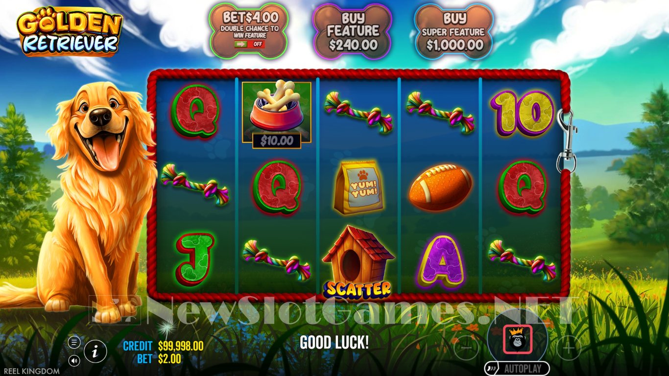 Golden Retriever Slot Demo Image